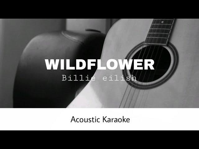 Billie eilish - WILDFLOWER (Acoustic Karaoke)