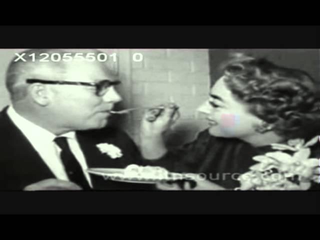 Joan Crawford and Alfred Steele footage May 13, 1955