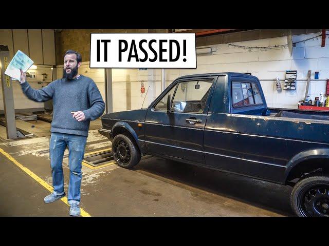 The Caddy Passed Its MOT!