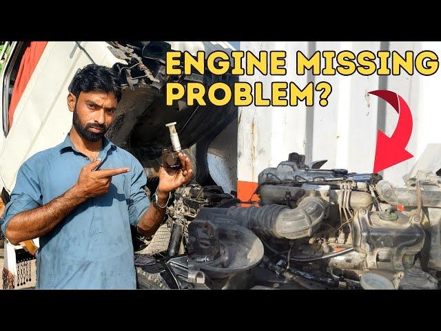 Truck engine missing problem | Diesel Engine not starting | Habib Mechanics