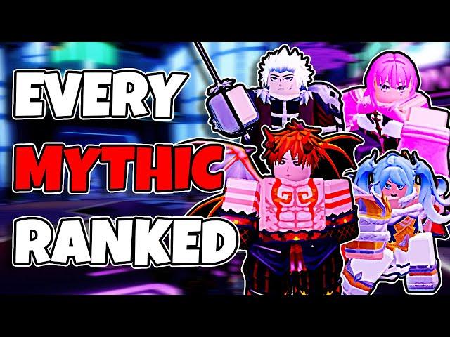 Every Mythic Ranked From Worst To Best In Anime Defenders!