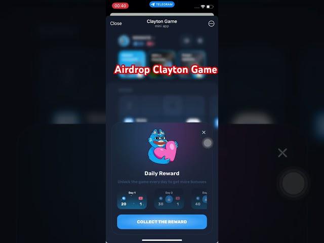 Airdrop Clayton | Săn airdrop với bot Telegram Clayton Game - Crypto Đây Rồi