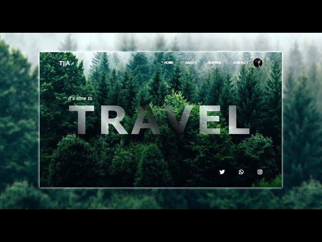How To Create Website Using HTML & CSS | TRAVEL WEBPAGE | PRAROZ