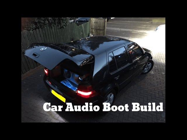 VW Golf Mk4 | Custom Subwoofer, Amp Boot Build