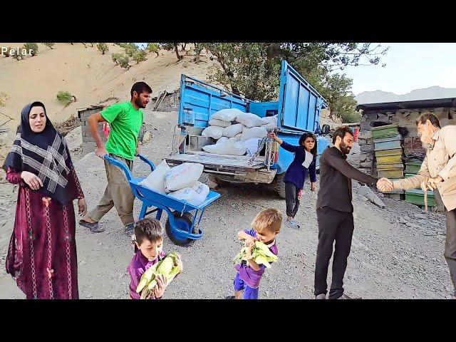 Preparing The House for Plastering: Shahin's Hard work, Atabek trip