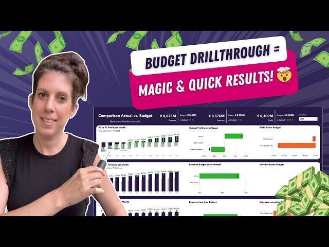 Create a Powerful Budget Overview super fast with This Drillthrough Button Hack (Power BI)