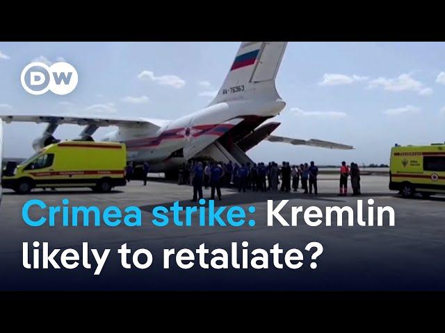 How Russia blames the US for strike on Crimea | DW News