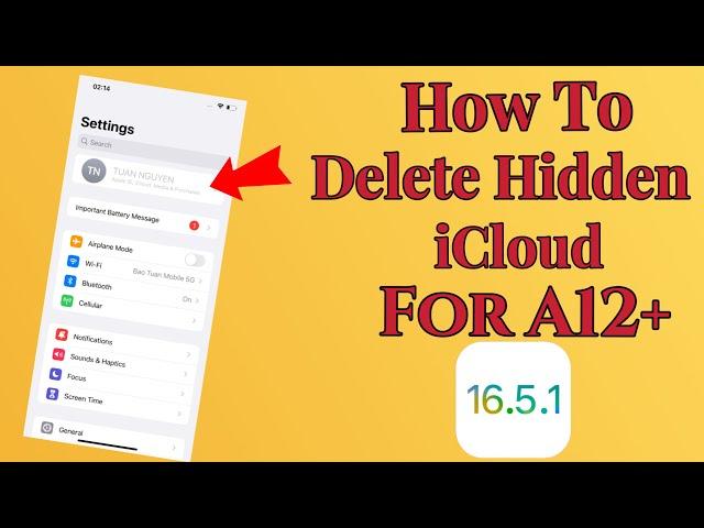 How to delete Hidden iCloud iPhone iOS 15.0 - 16.5 & iOS 16.6b1 with Filza | AnhTuan Technicians