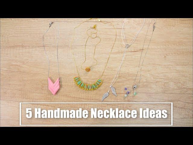 5 Handmade Necklace ideas