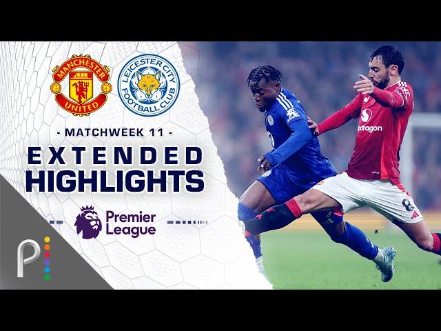 Manchester United v. Leicester City | PREMIER LEAGUE HIGHLIGHTS | 11/10/2024 | NBC Sports