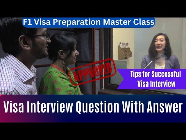 USA VISA INTERVIEW QUESTIONS WITH ANSWER || Answers Included || MUST WATCH ||