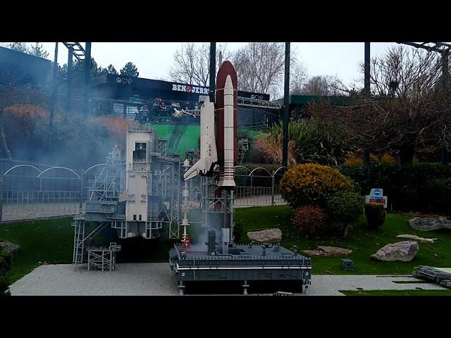 Legoland Windsor, NASA Rocket launch sequence, recorded by leepdean 18th dec 2021