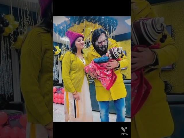 #shorts # Sapna Chaudhary  with her husband  & cute son #shorts