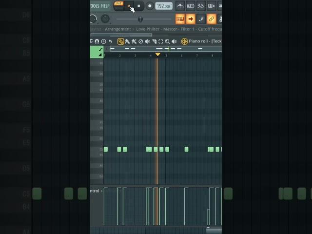 STEAL THIS KICK PATTERN🫣 (192BPM) #shorts #flstudio #producer