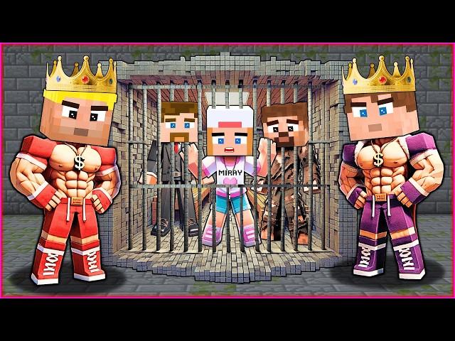 KING EFEKAN AND ALPEREN PUT US IN JAIL! ￼ - Minecraft