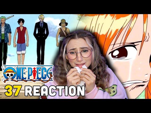 HELP NAMI !!!‍️ One Piece Anime Ep 37 REACTION & REVIEW