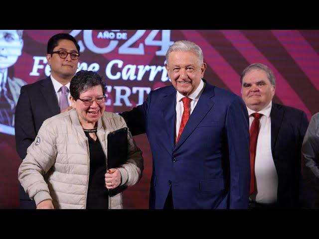 Inicia entrega de Pensiones para el Bienestar. Conferencia presidente AMLO