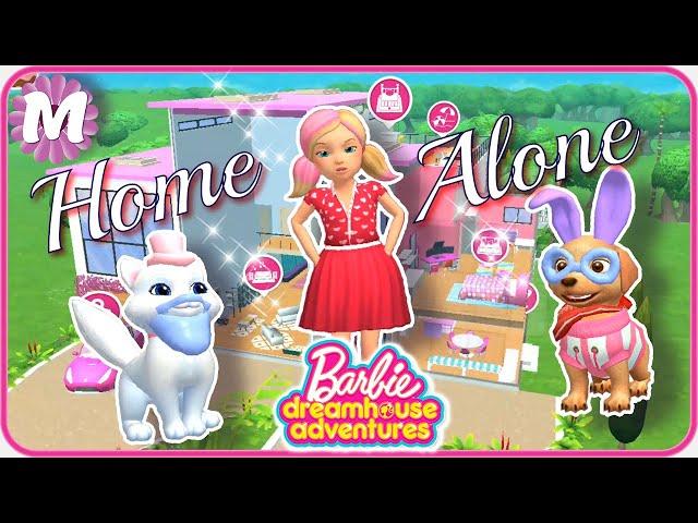 Home Alone with Chelsea - Barbie and Ken are out! Barbie Dreamhouse Adventures