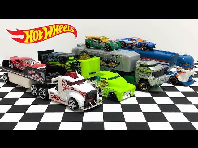 New Hot Wheels Semi Truck Trailer Haulers Unboxing!