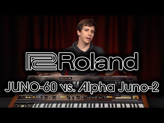 The Beginning and End of Roland's Juno Analog Synths: Juno-60 vs. Alpha Juno 2