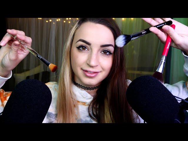 ASMR | Double Ear Mic Scratching and Brushing