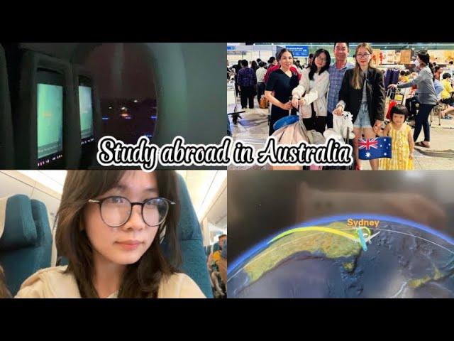 HÀNH TRÌNH DU HỌC ÚC | 8 TIẾNG TRÊN MÁY BAY | STUDY ABROAD IN AUSTRALIA