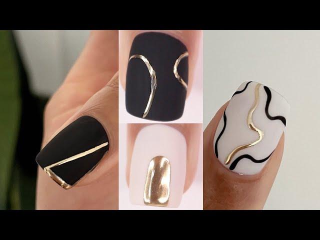 TRENDY NAIL ART DESIGNS | new nail art compilation using gel polish at home | chrome nails