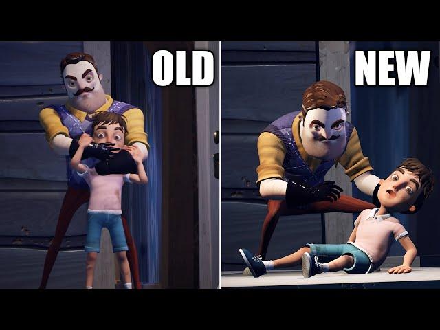 Hello Neighbor 2 Intro Cutscene - OLD VS NEW Comparison