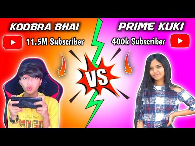 @KoobraBhaiOfficial vs @primekukiyt 1v1 TDM Challenge in Pubg  Big Youtuber Challenge me 1v1 in TDM