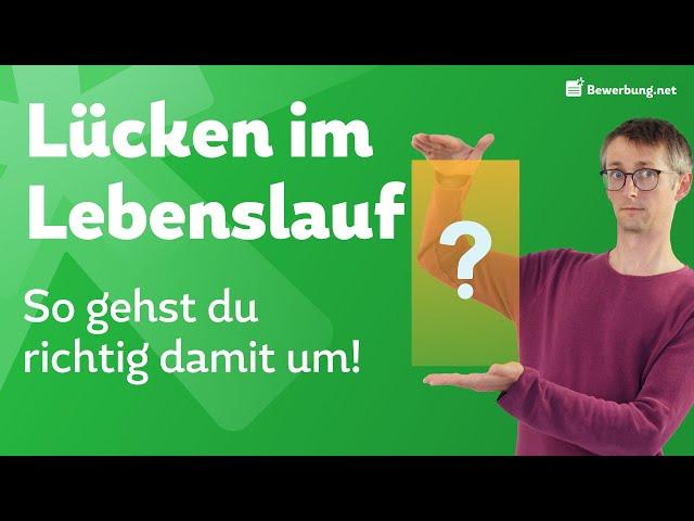 Lücke im Lebenslauf? - So gehst du richtig damit um!