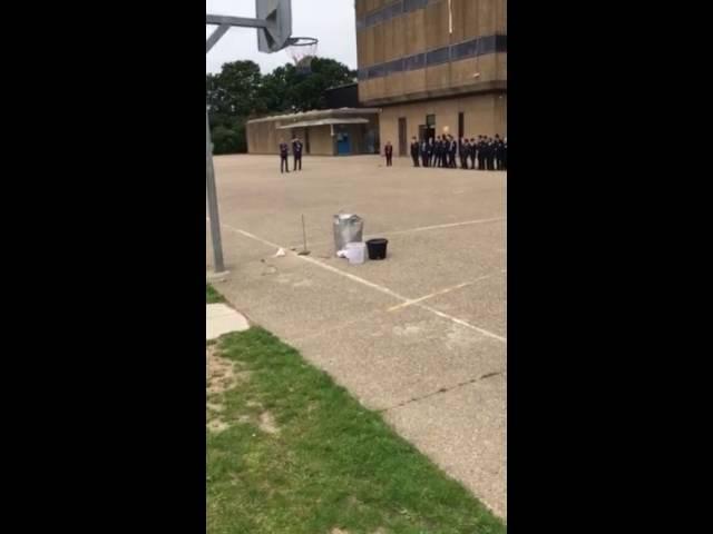 Nitrogen bombing at The Heathlands School