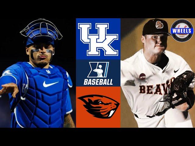 #2 Kentucky vs #15 Oregon State (Great Game!) | Supers G2 | 2024 College Baseball Highlights