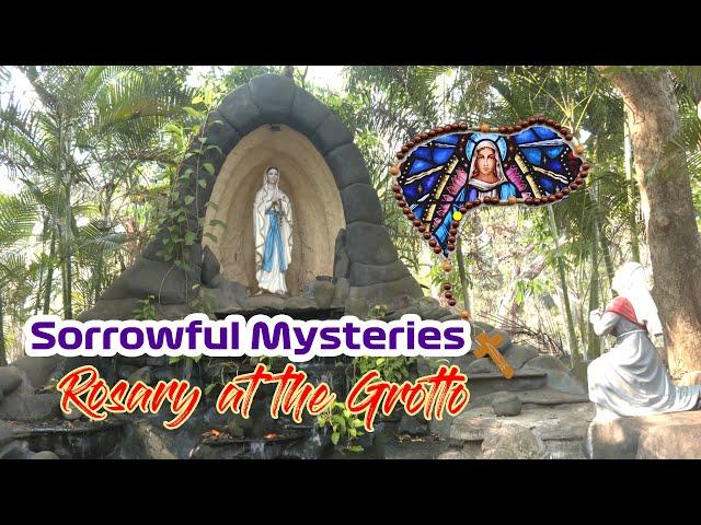 Pray the Rosary Friday - 12 July 2024  Sorrowful mystery at the Grotto