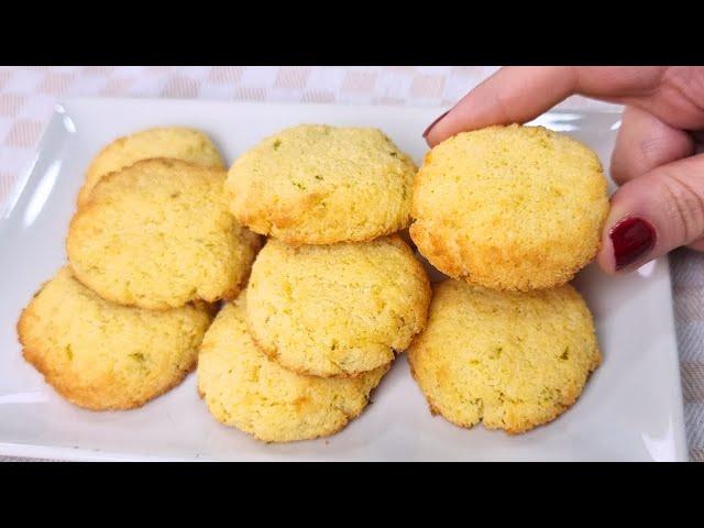 ZERO CARBOIDRATOS e Só 4 INGREDIENTES! Biscoito Fácil e Saudável - Fica PERFEITO! (Low Carb)