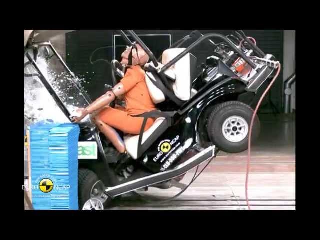 Euro NCAP Crash Test of Club Car Villager 2014