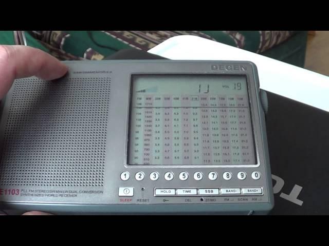 Shortwave radio listening at home improve signal with a simple wire antenna