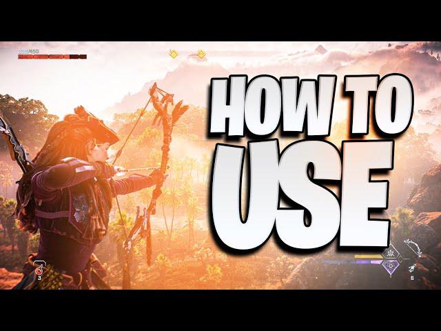 Horizon Forbidden West How To Use Death Seekers Shadow Legendary Bow ULTIMATE GUIDE!