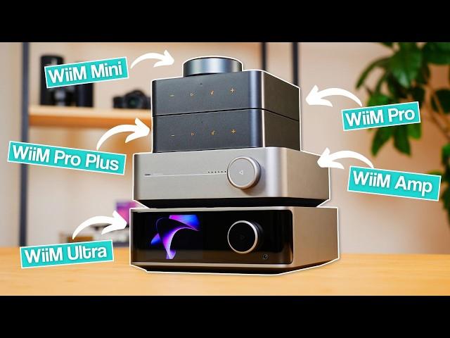 WiiM Streamers Lineup Overview: WiiM Ultra, WiiM Amp, WiiM Pro Plus, WiiM Pro & WiiM Mini