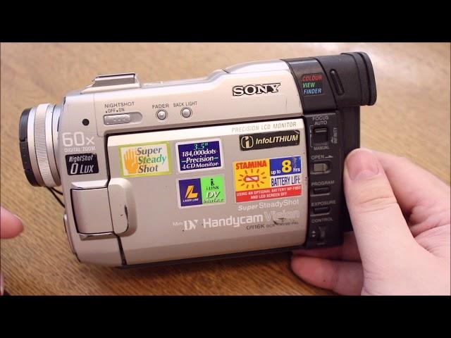  My Sony MiniDV Camcorder ( Sony Handycam DCR - TRV9E ) overview & test