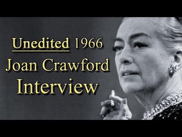 Joan Crawford | UNEDITED Interview (December 1966)