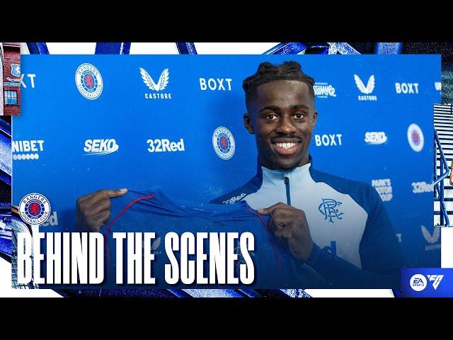 TRAILER | BEHIND THE SCENES | Clinton Nsiala signs for Rangers | 01 Jul 2024