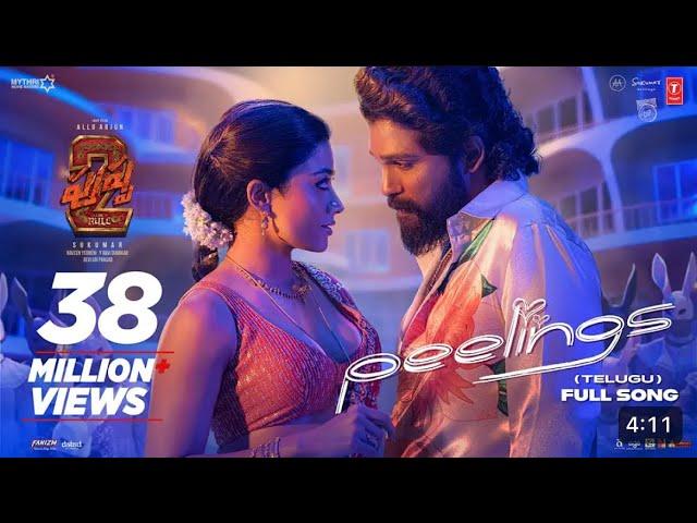 Peelings (Song) - Hindi | Pushpa 2 The Rule | Allu Arjun | Rashmika M | Sukumar | DSP, Javed