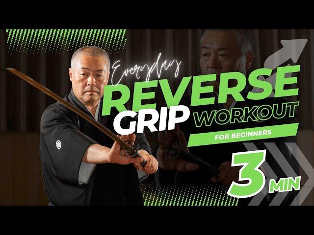 3 MIN Everyday Reverse Grip Drawing Workout For Beginners