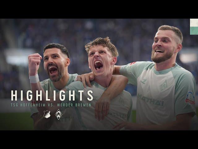 Jens Stage mit dem Dreierpack  | TSG Hoffenheim – SV Werder Bremen 3:4 | Highlights & Interviews