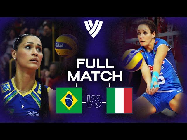 5-Set Volleyball Drama in Bronze Final!  Brazil vs. Italy - Epic Full Match | 2014 World Champs