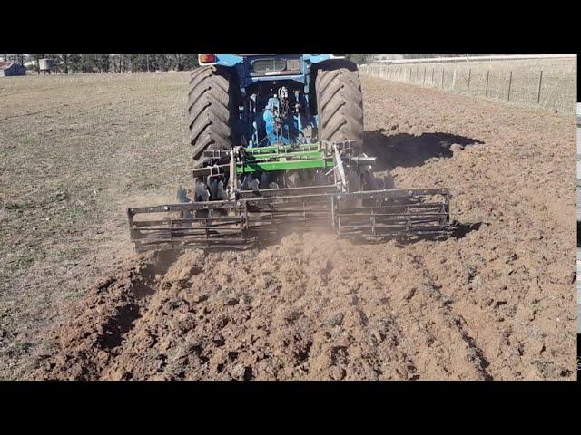 King Kutter Disk Harrow Box Frame in Dry Australian Conditions