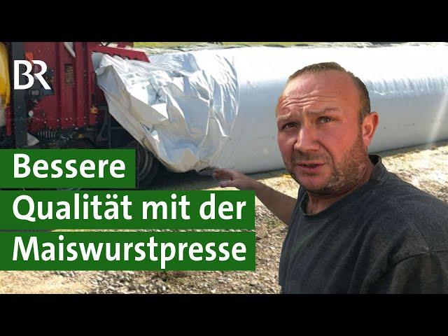 Hightech Landtechnik beim Silo Mais: Effektiver mit der Silospeed Siliermaschine | Unser Land | BR