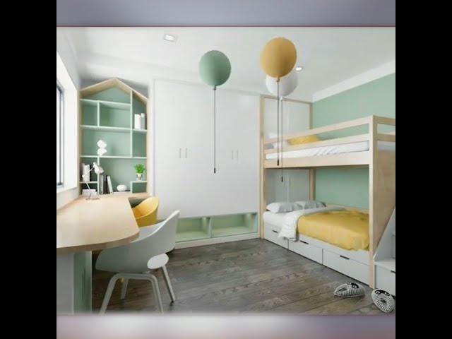 10m² Kids Room Design Ideas | Small Bedroom Interior Design | Space Saving | Shorts 2