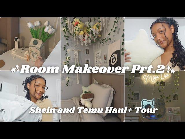 EXTREME BEDROOM MAKEOVER + SHEIN AND TEMU HAUL 