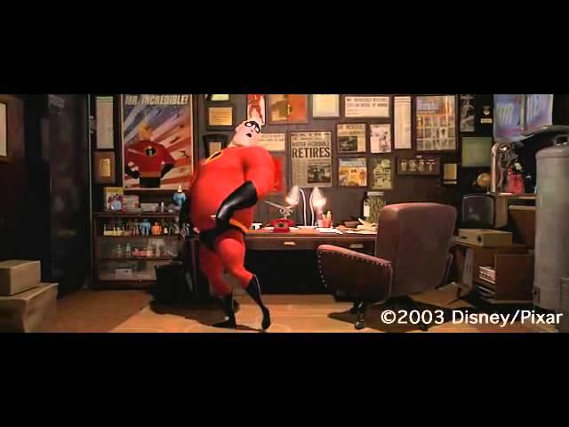 Pixar: The Incredibles - original 2003 teaser trailer (High Quality)